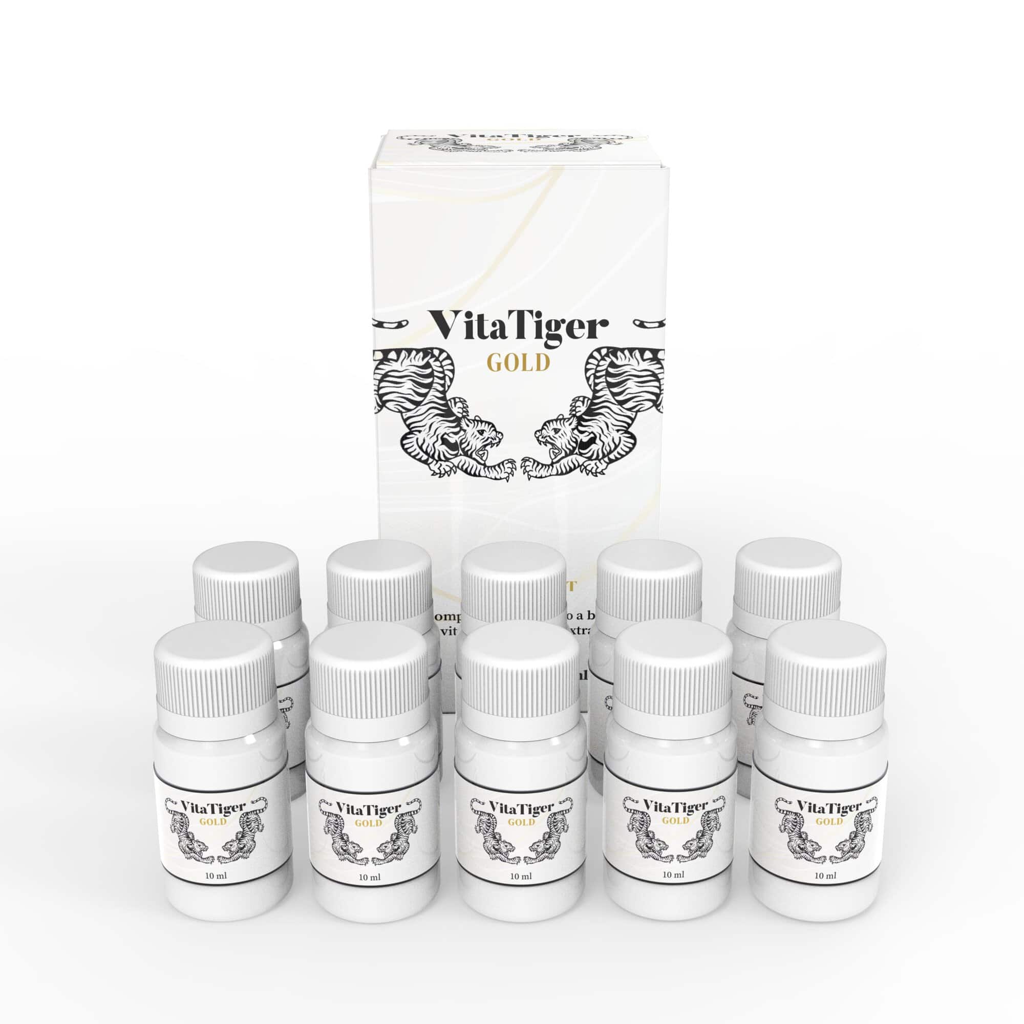 VITATIGER GOLD – 10 flacons x 10 ml (100 ml | 10 doses)